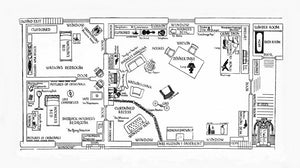 What can we deduce from the floor plan of 221b Baker Street?