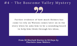 56 Sherlock Stories in 56 Days - Day 4  - The Boscombe Valley Mystery