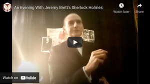 Une soirée avec Sherlock Holmes de Jeremy Brett